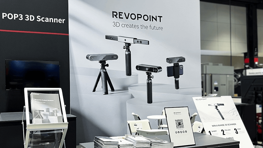 明年見！知象光電 Revopoint 參展 Rapid + TCT 展會圓滿收官